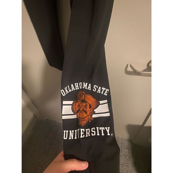 Victoria Secret PINK Oklahoma State Collegiate Yoga Leggings Size Medium NWOT - Picture 3 of 8